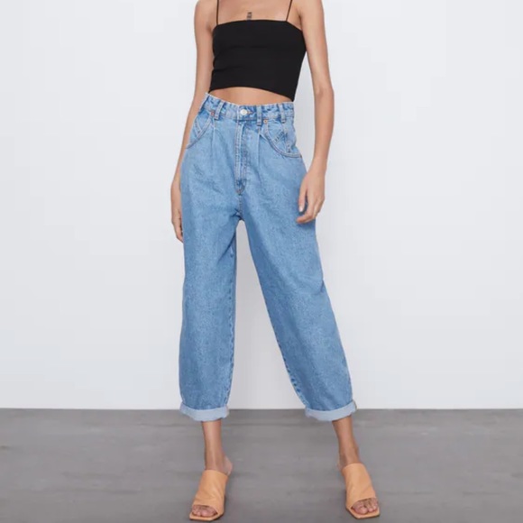 slouchy jeans zara